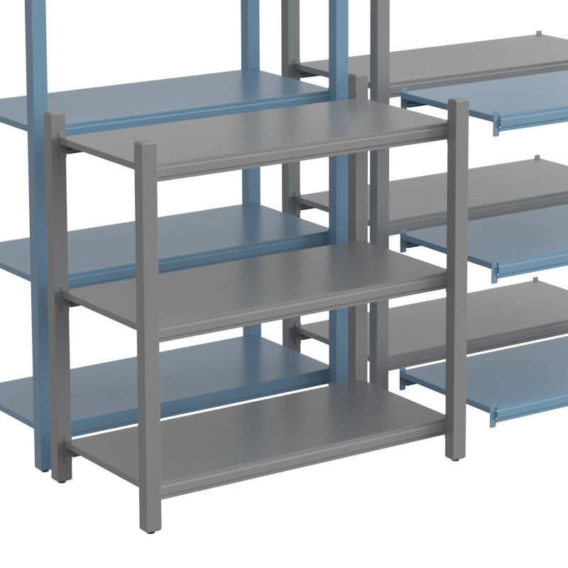 Work Bookcase 3D model_3