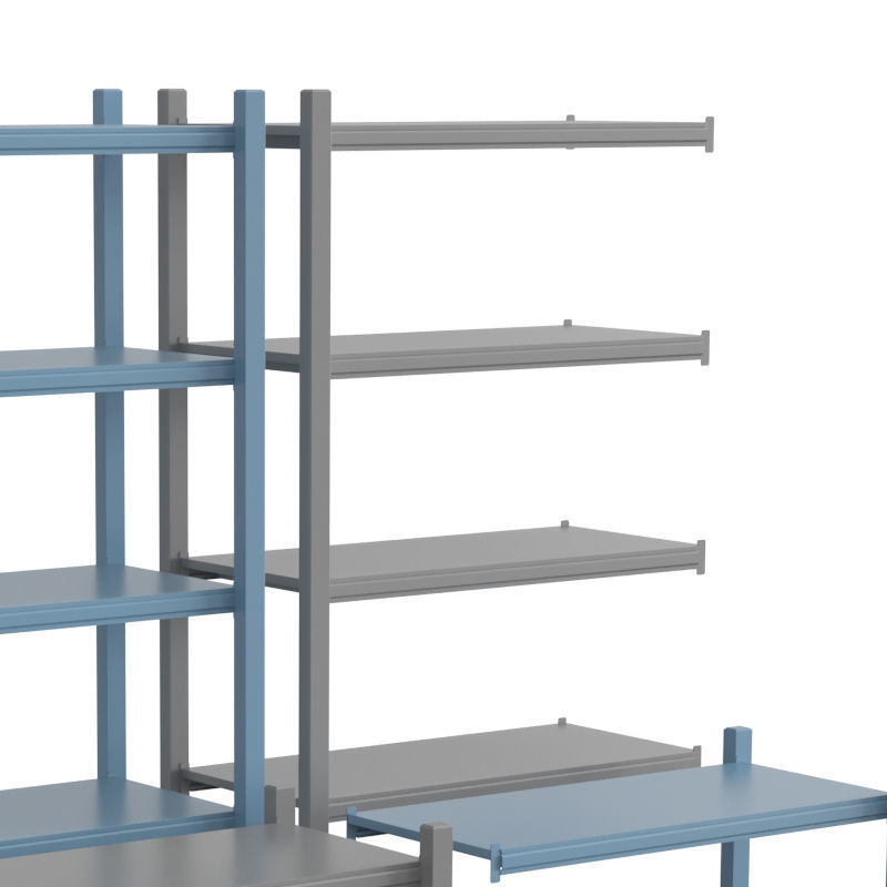 Work Bookcase 3D model_2