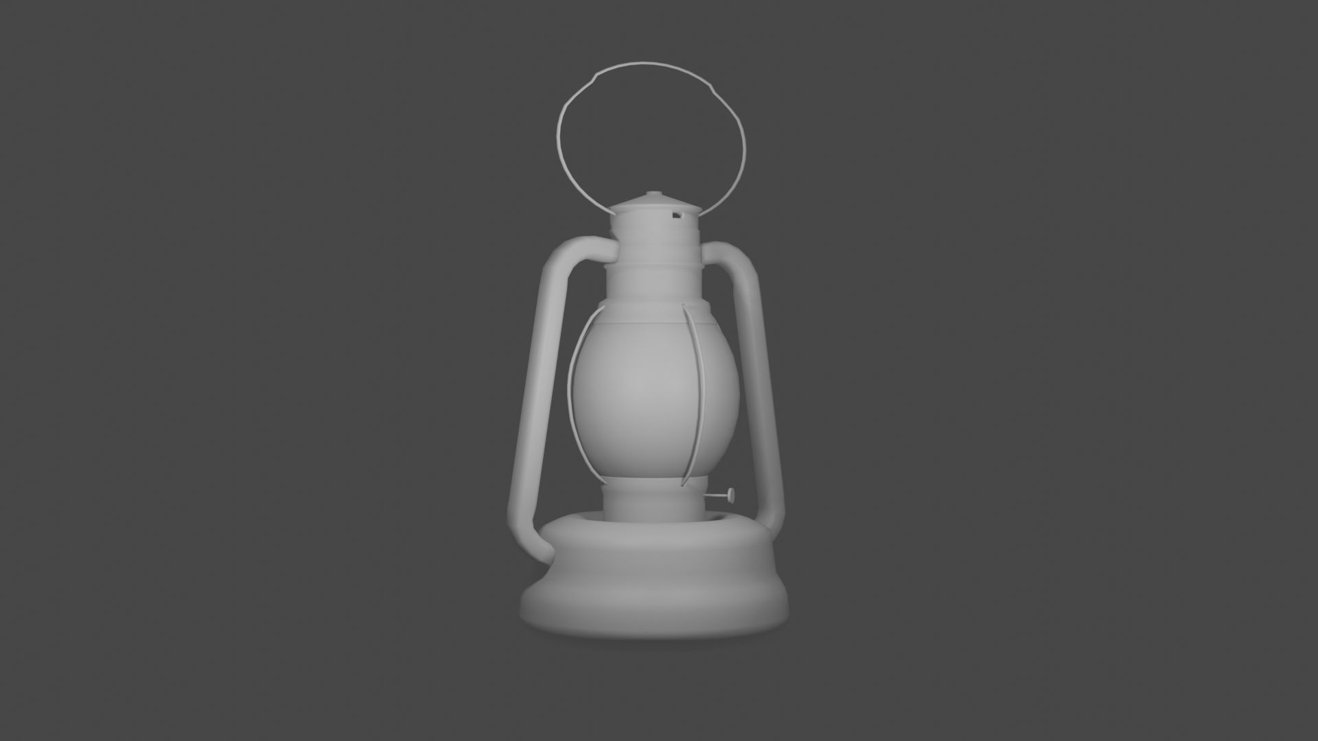 3d Oil Lantern Model 3D model_2
