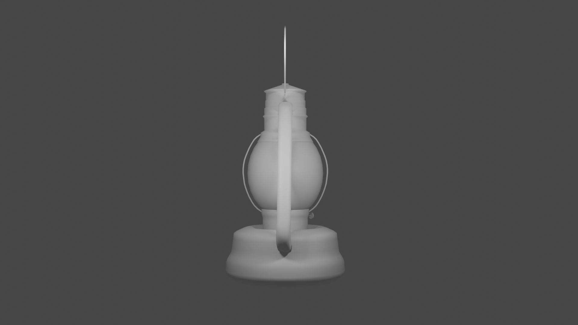 3d Oil Lantern Model 3D model_1