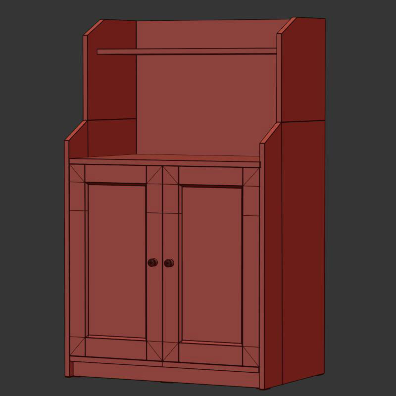 ikea hauga v1 3D model_4
