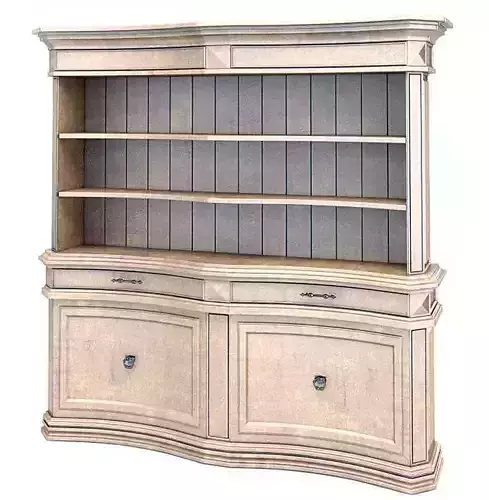 Large American Antique Finish Bookshelf