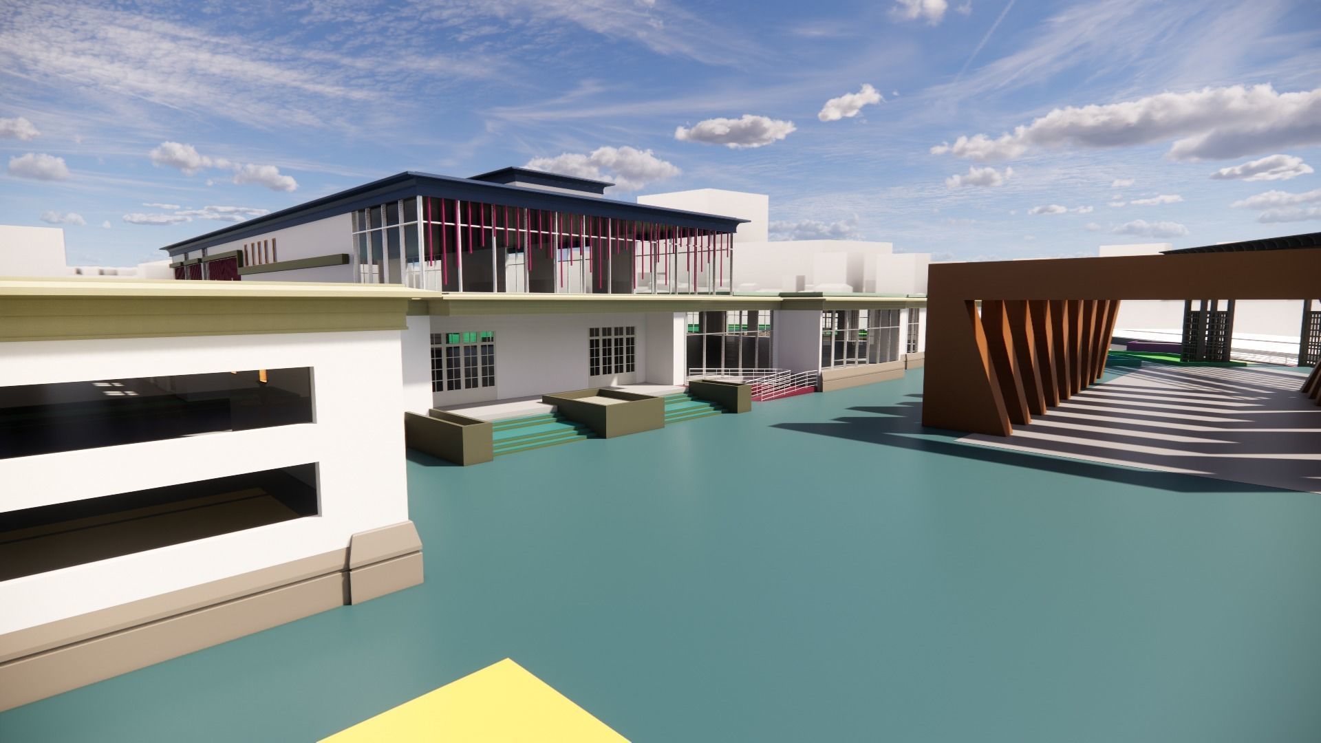 Revit building Free 3D model_2