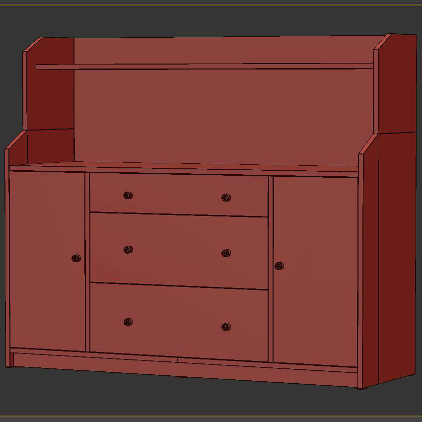 ikea HAUGA v3 3D model_4
