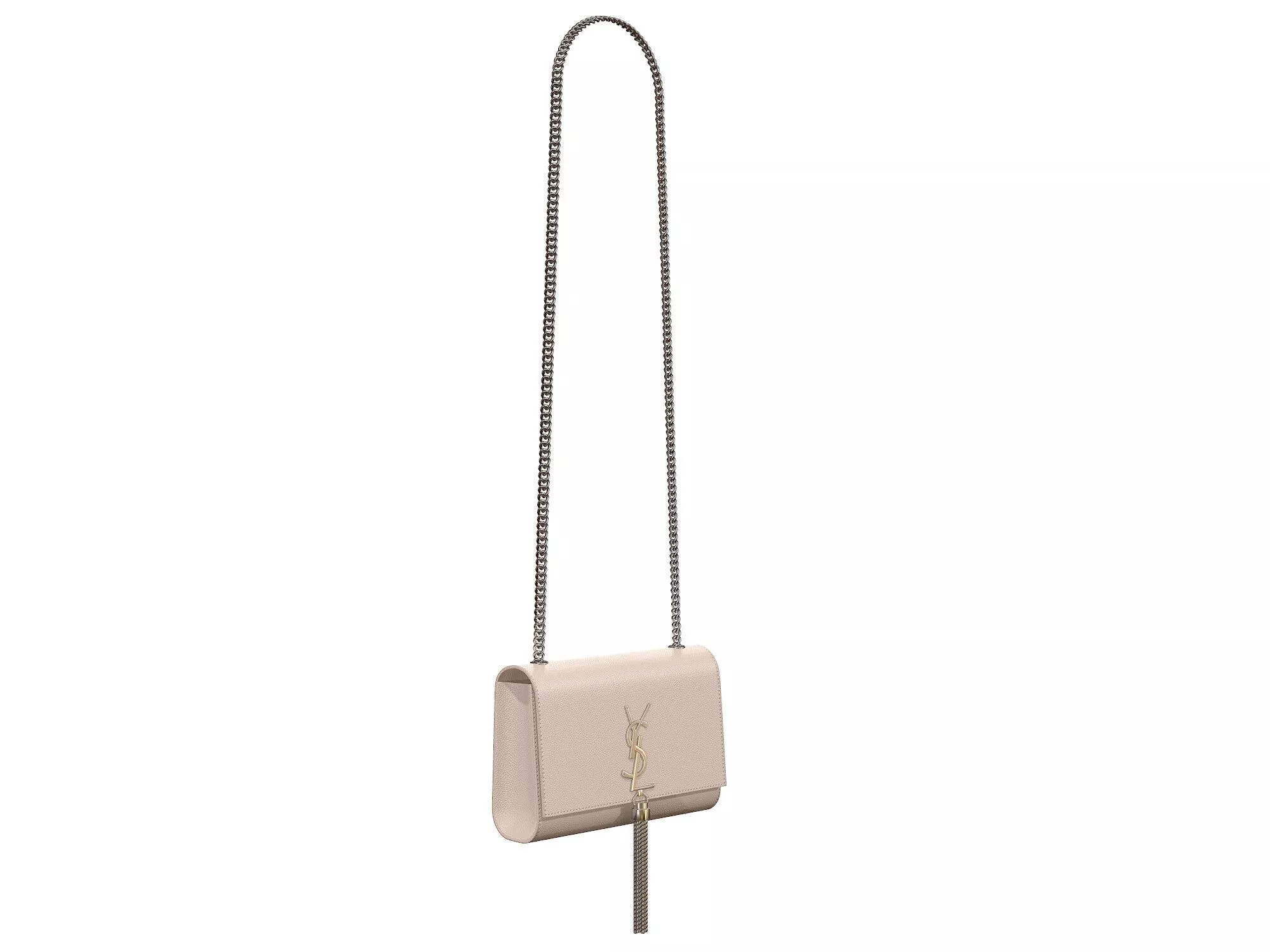 YSL Saint Laurent Kate Small Bag Cream Low-poly 3D model