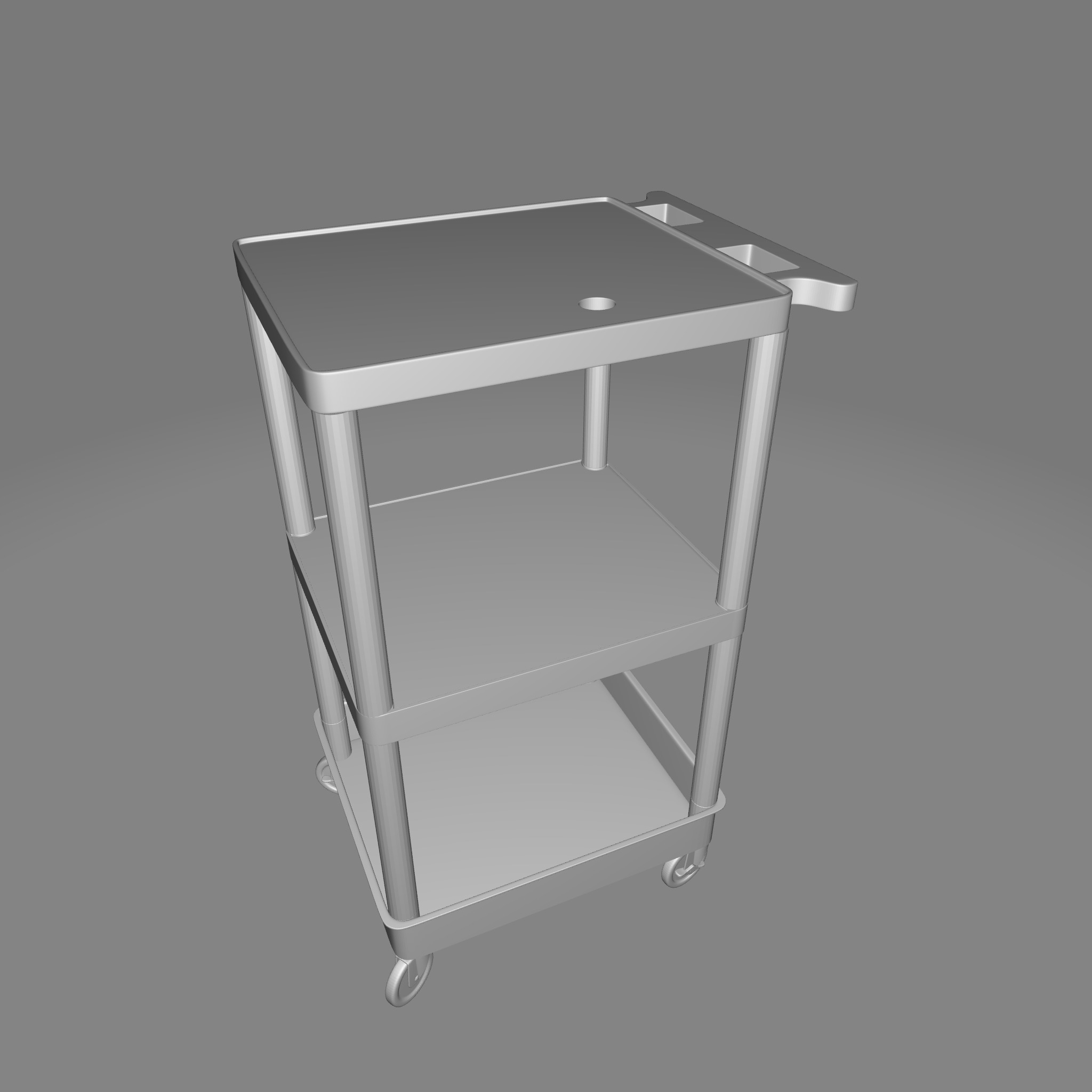 Utility Cart 3D model_3