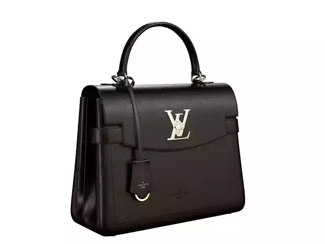 Louis Vuitton Lockme Ever BB Black Bag Low-poly 3D model