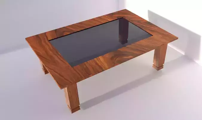 Simple Wooden Coffee Table 