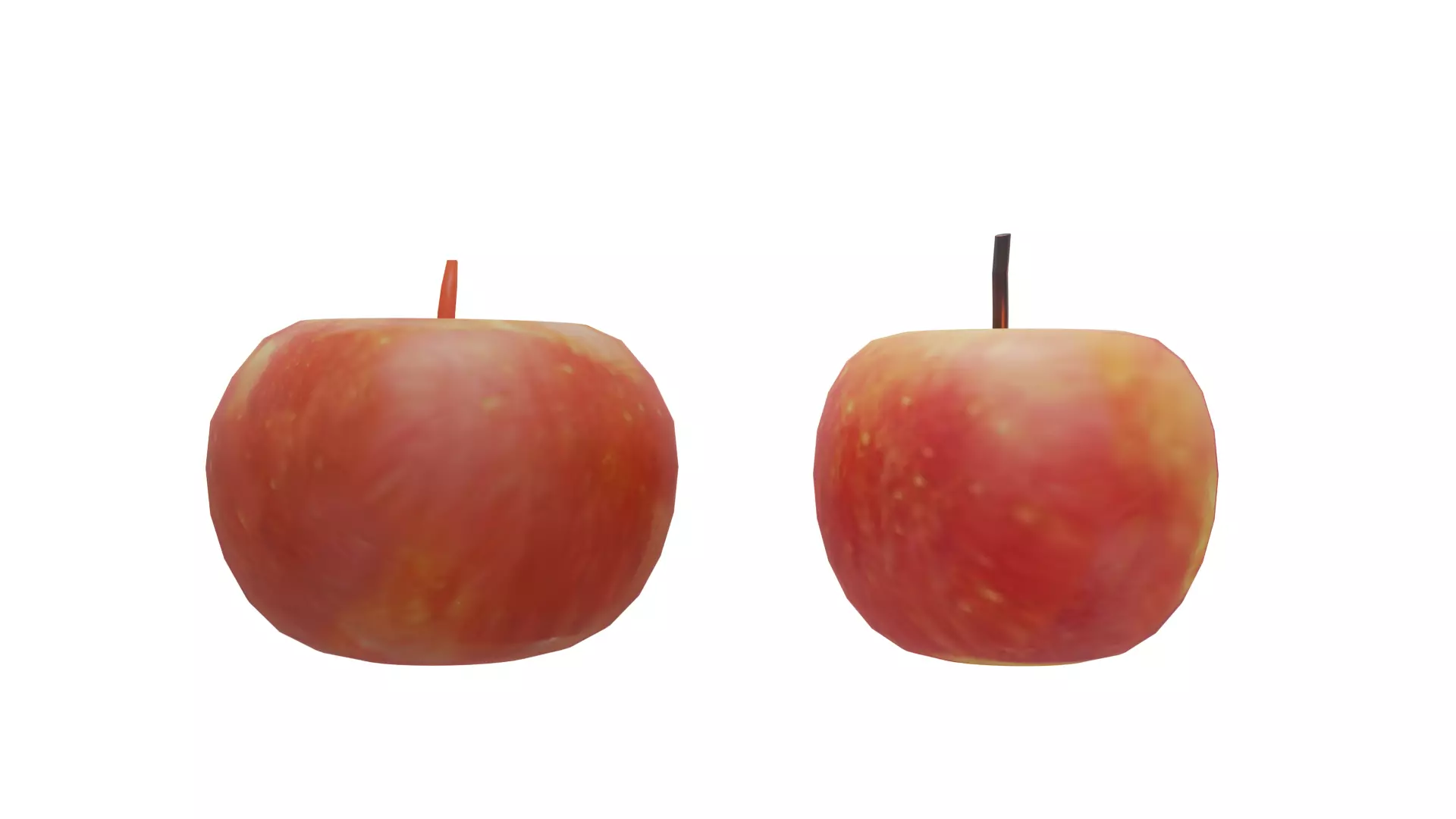 apple candles 3D print model_0