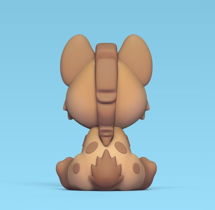 Cute Hyena 3D print model_2