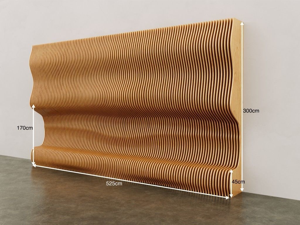 Parametric Wall 3D model_1