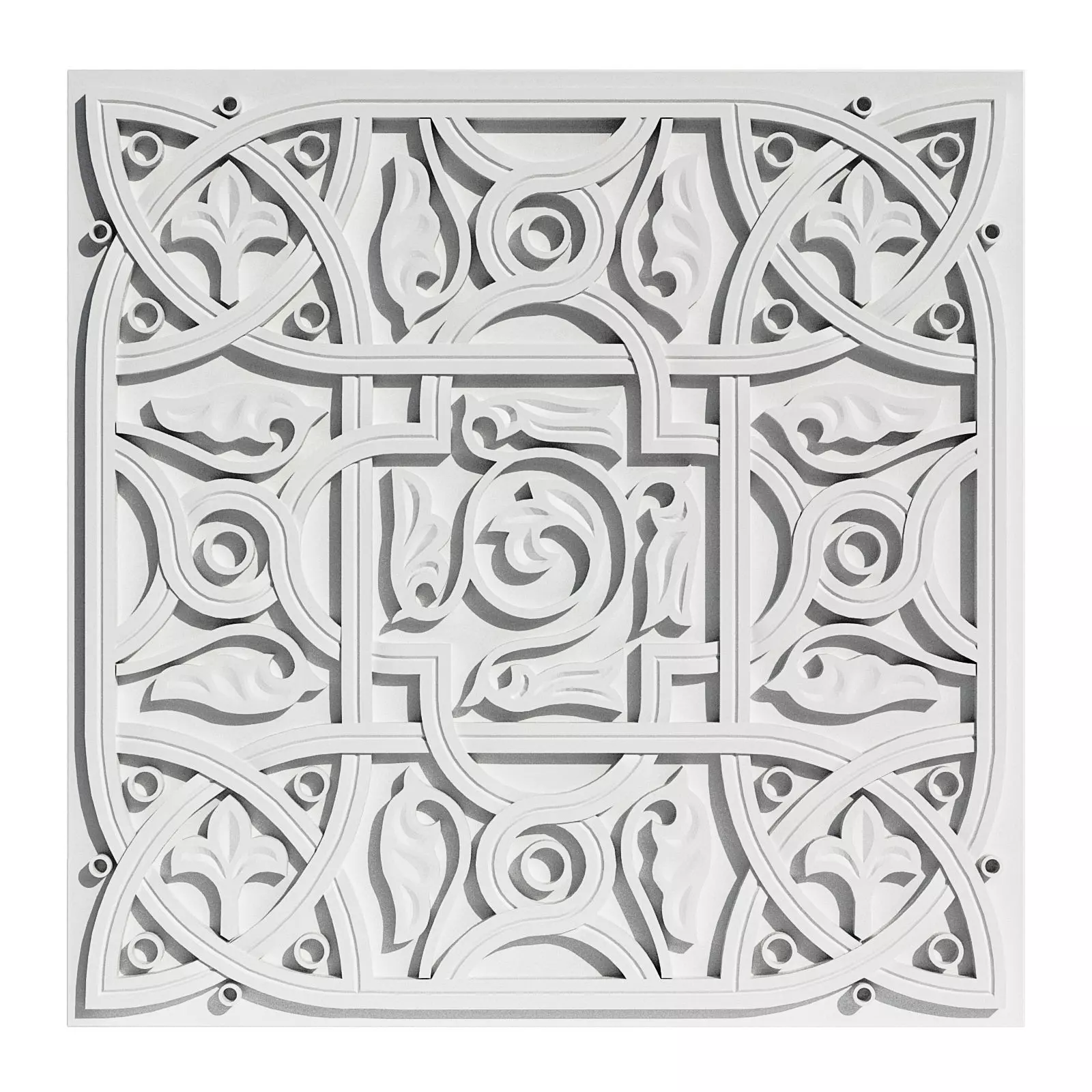 panels stucco molding east 01 3D model_0