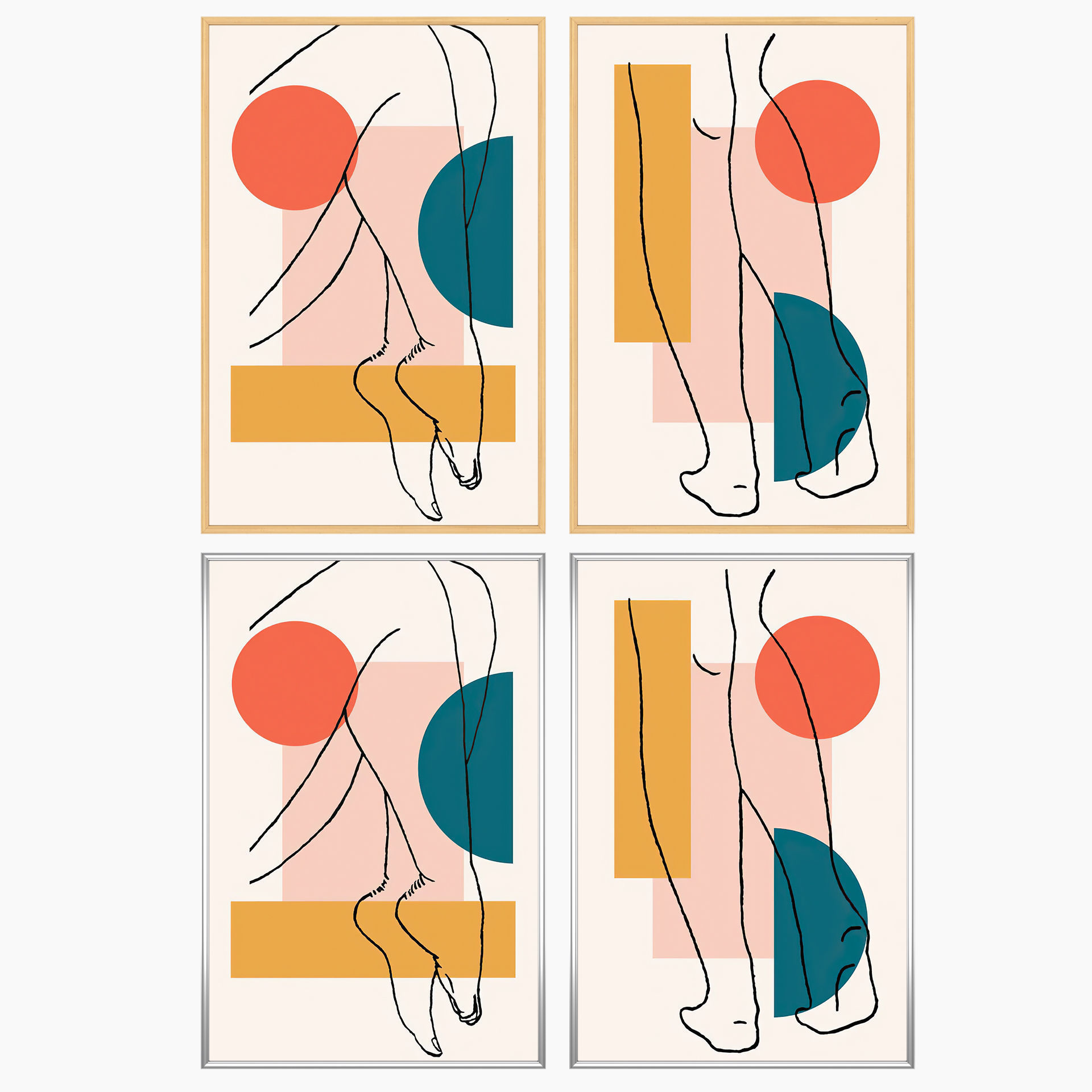 Wall Art Set 3492 3D model_2