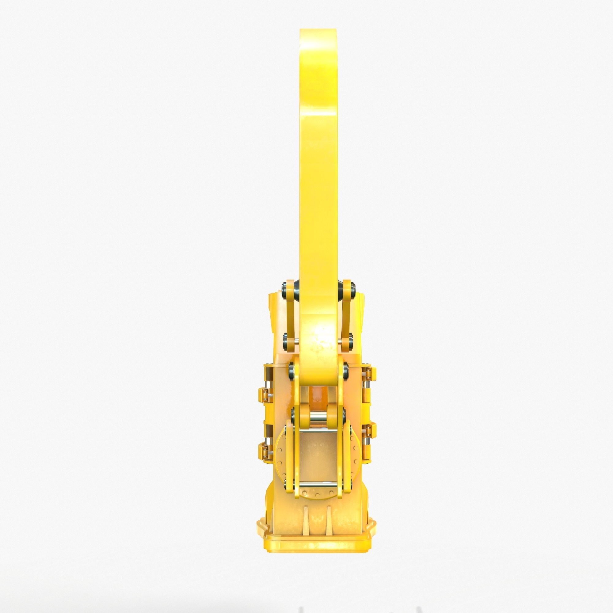 Feller Buncher Arm PBR Riged Low-poly 3D model_2