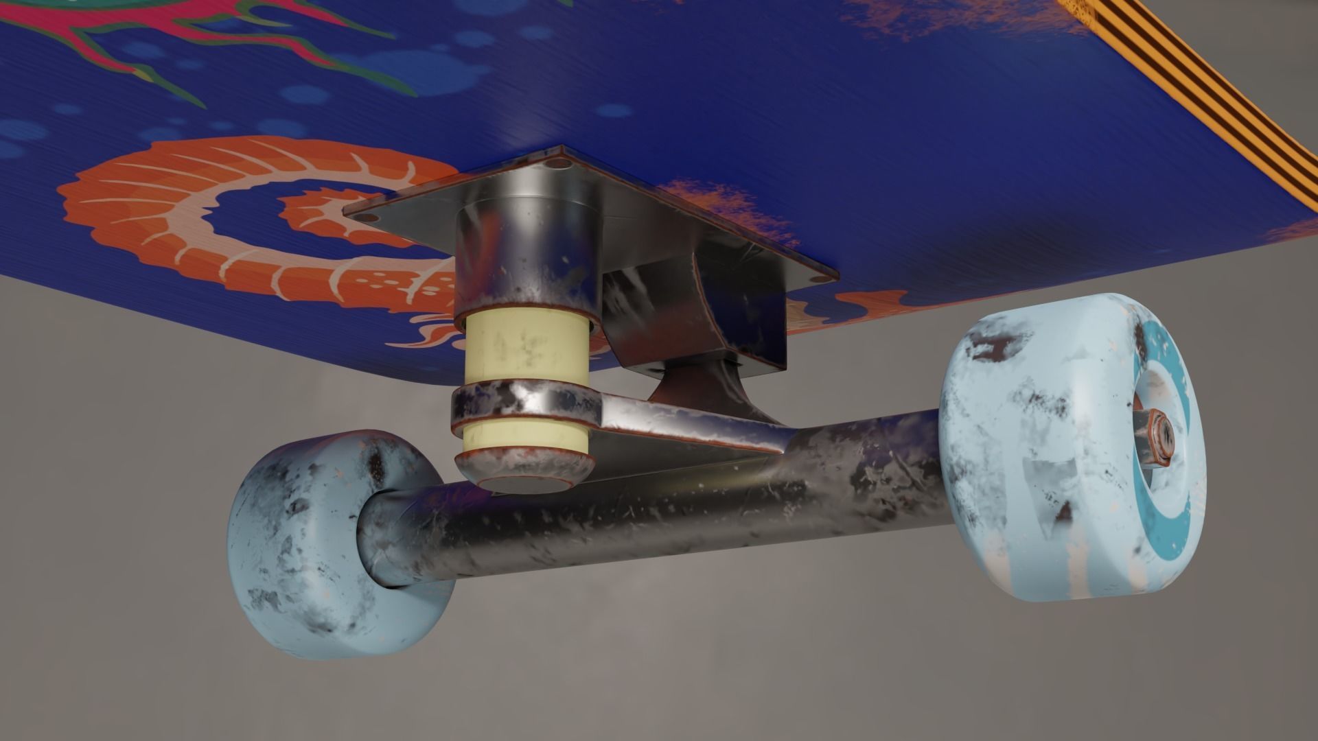 Skateboard 3D model_8