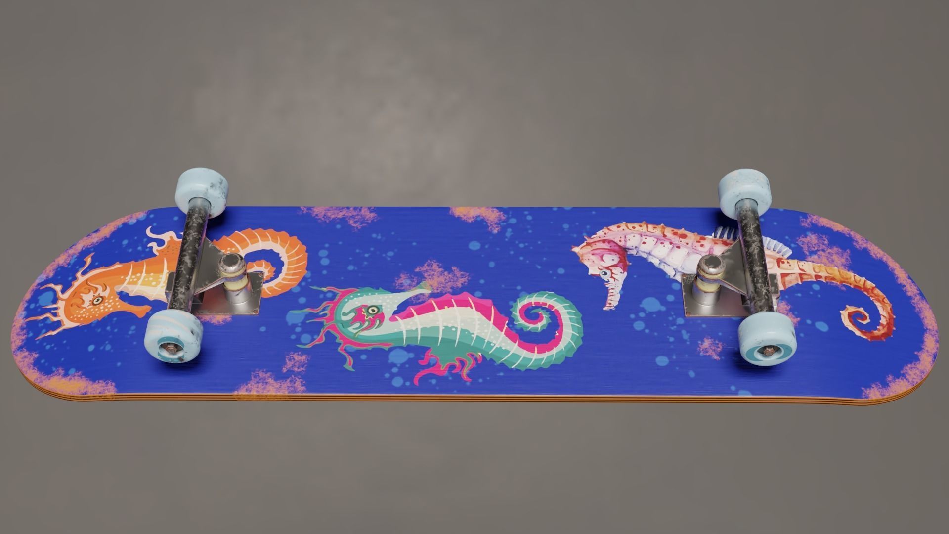 Skateboard 3D model_11