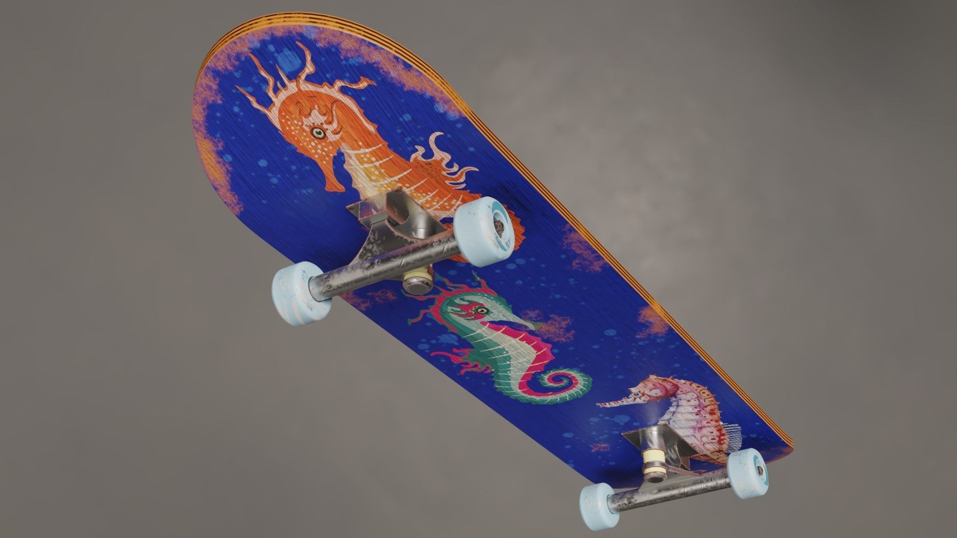 Skateboard 3D model_5