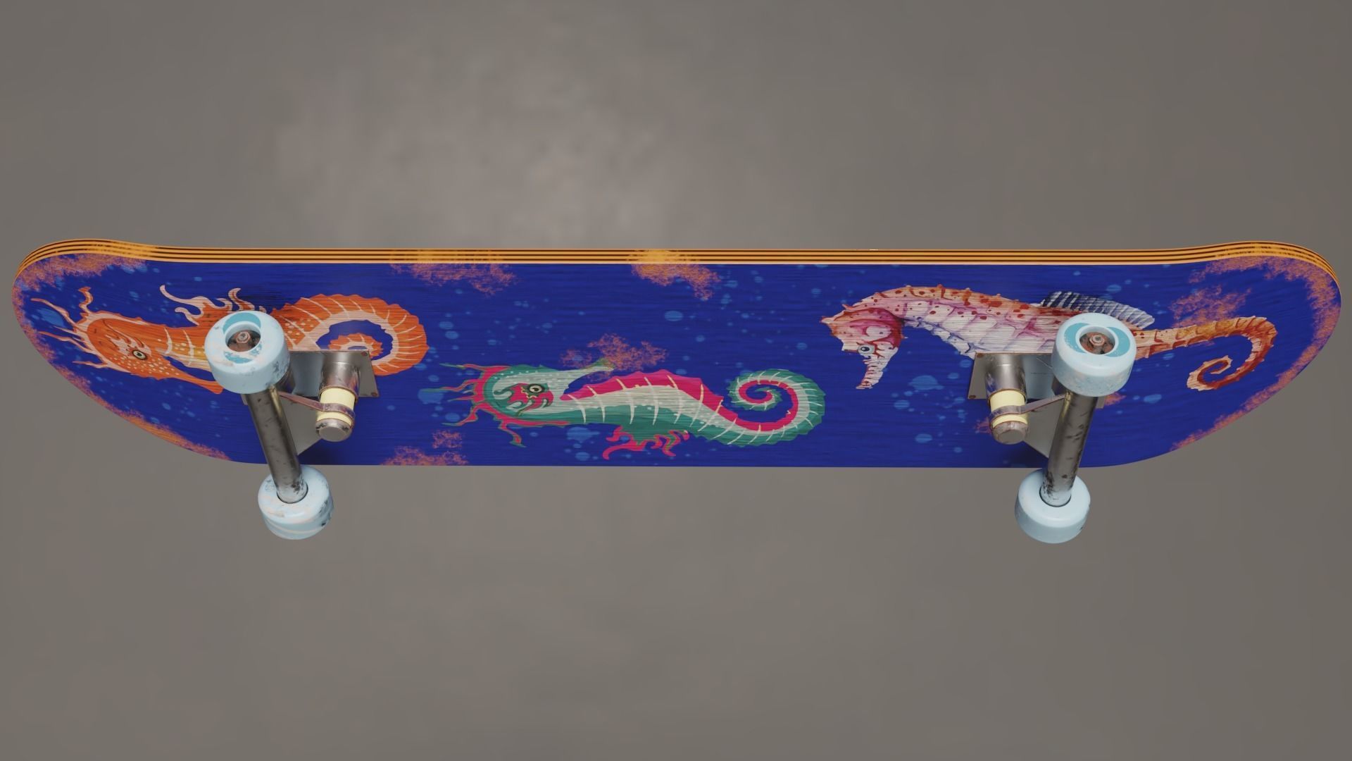 Skateboard 3D model_3
