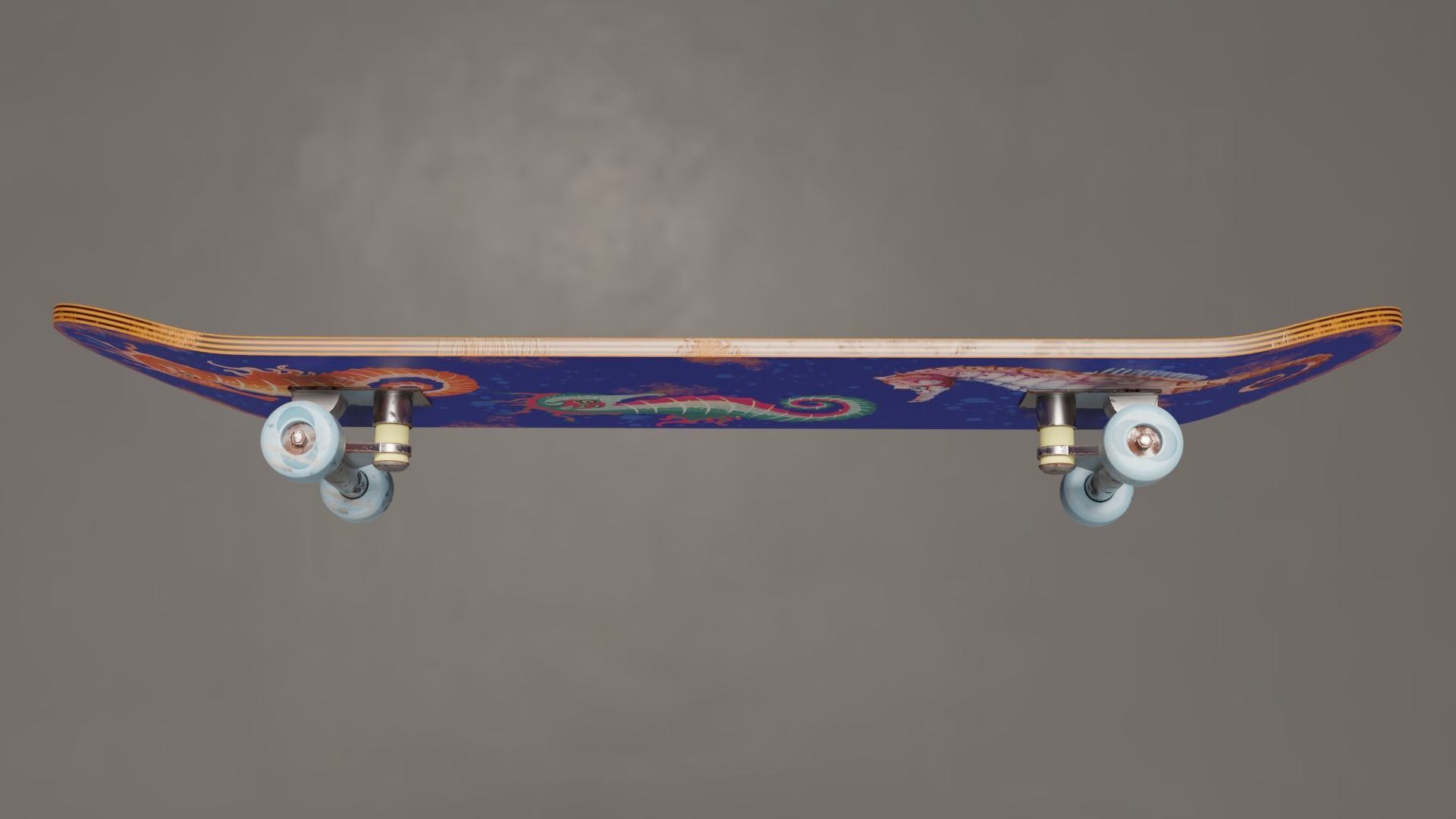 Skateboard 3D model_2