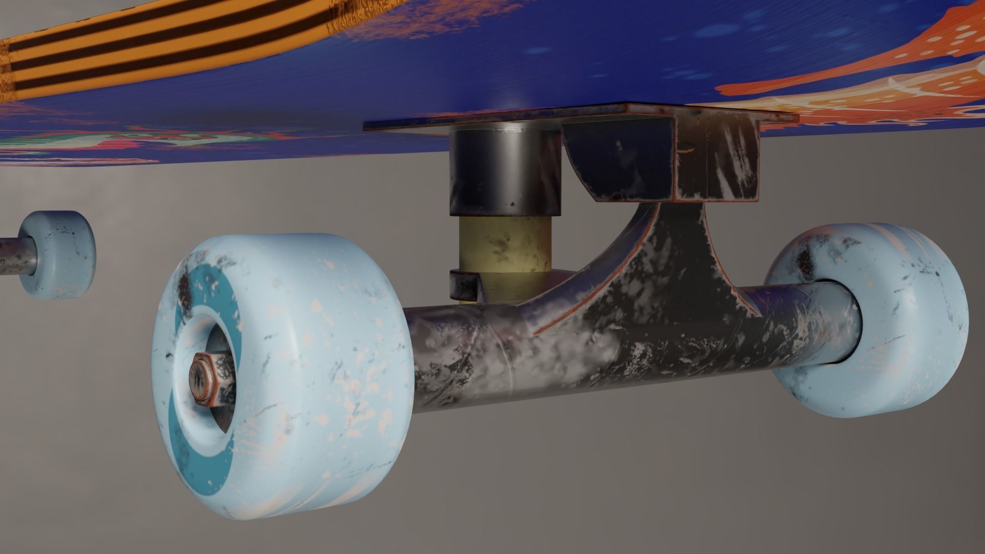Skateboard 3D model_7
