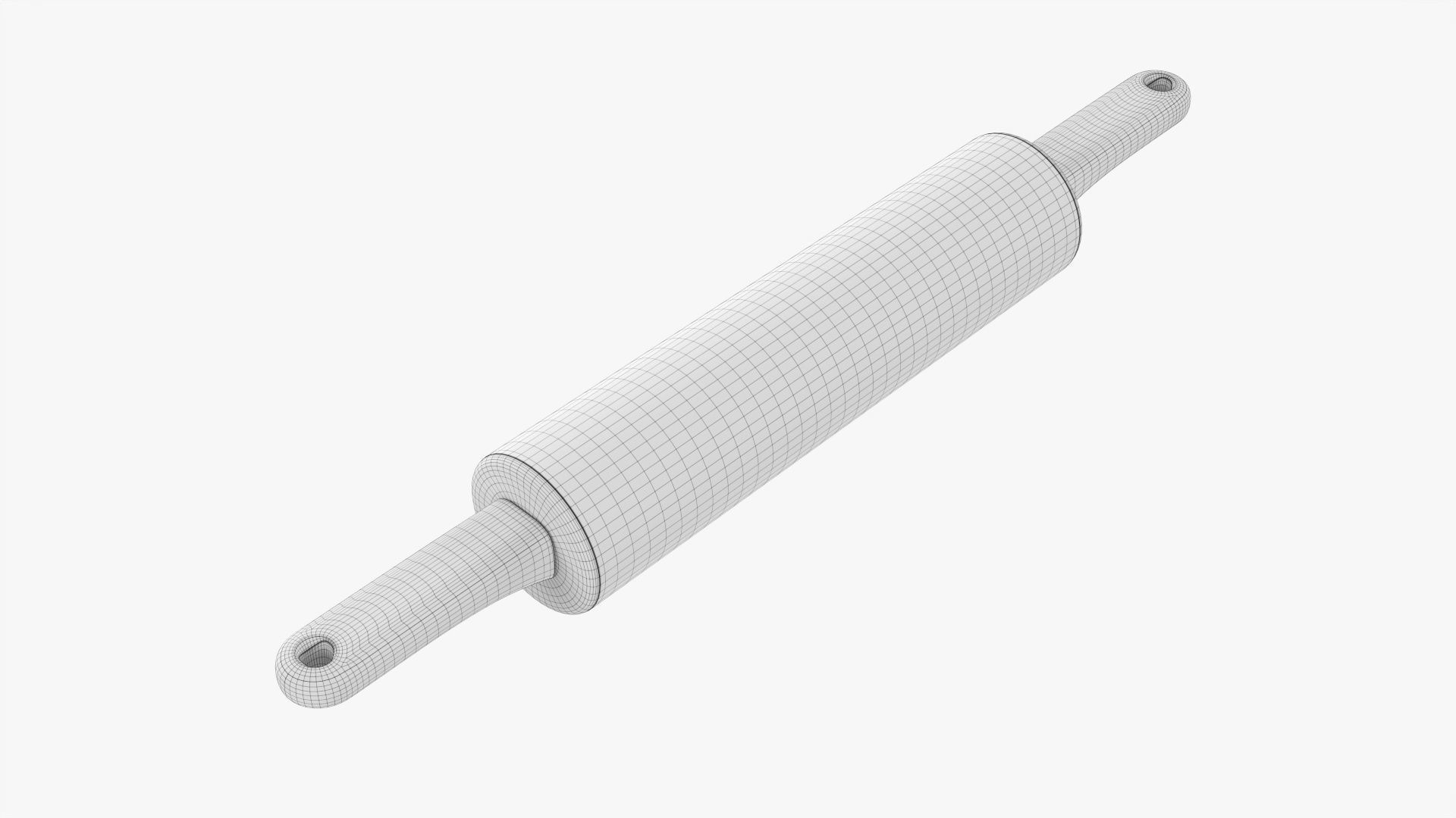 Rolling pin 3D model_5