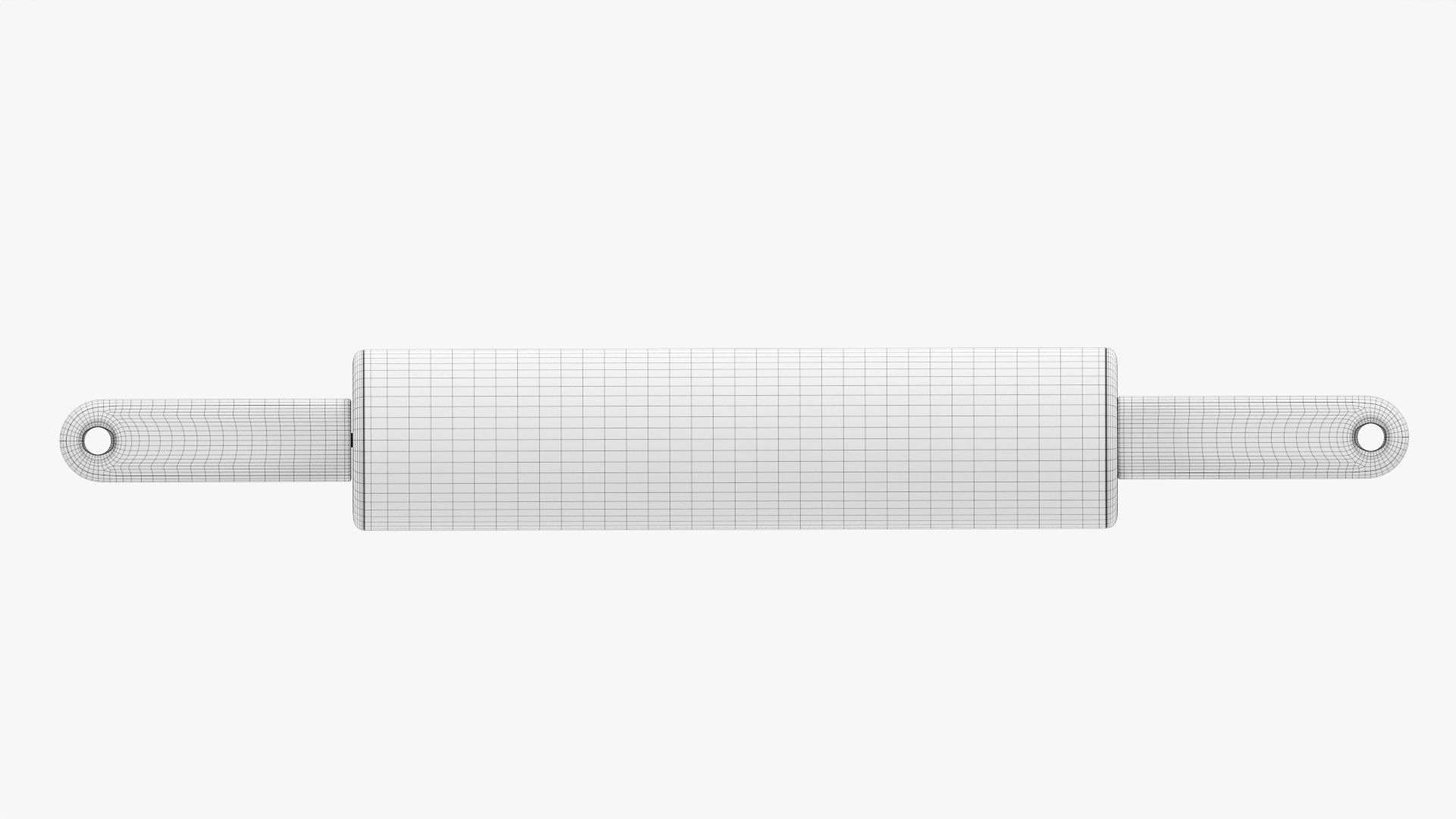 Rolling pin 3D model_9