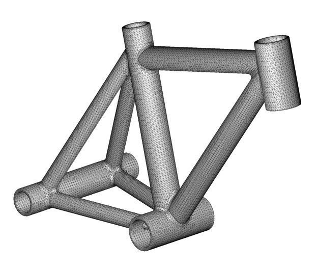 Classic Bicycle Frame 3D print model_4