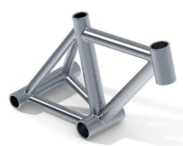 Classic Bicycle Frame 3D print model_2