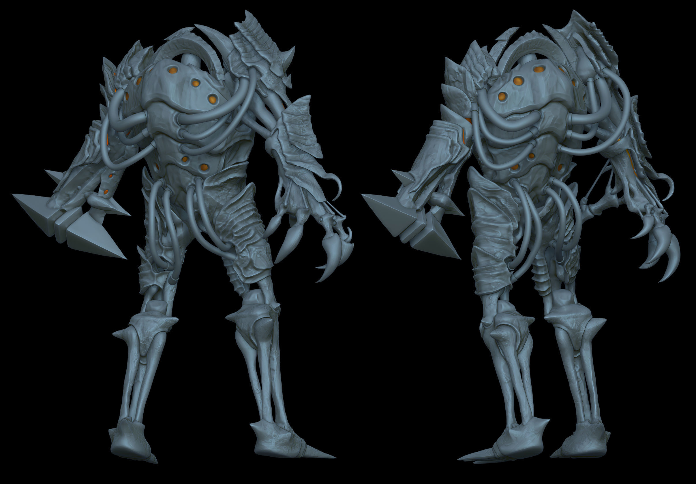 Blightsteel Colossus MTG New Phyrexia 3D print model_3