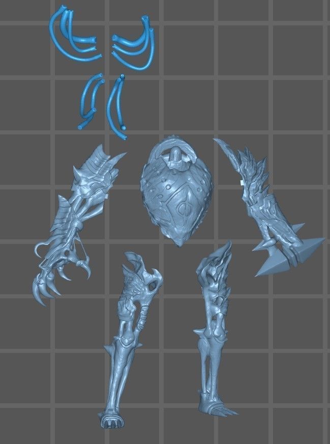 Blightsteel Colossus MTG New Phyrexia 3D print model_9