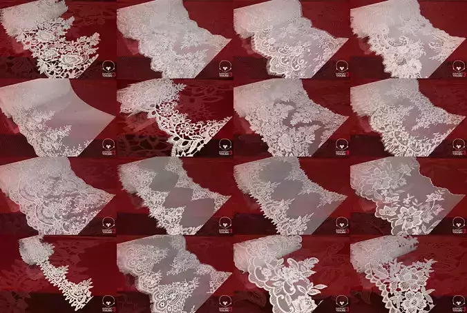 Fabric Vol 09 - Lace Borders and Trims