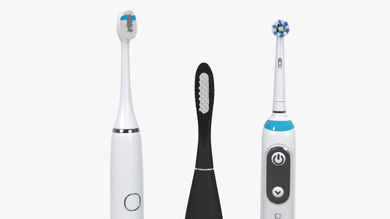 Smart Toothbrush 3D model_7