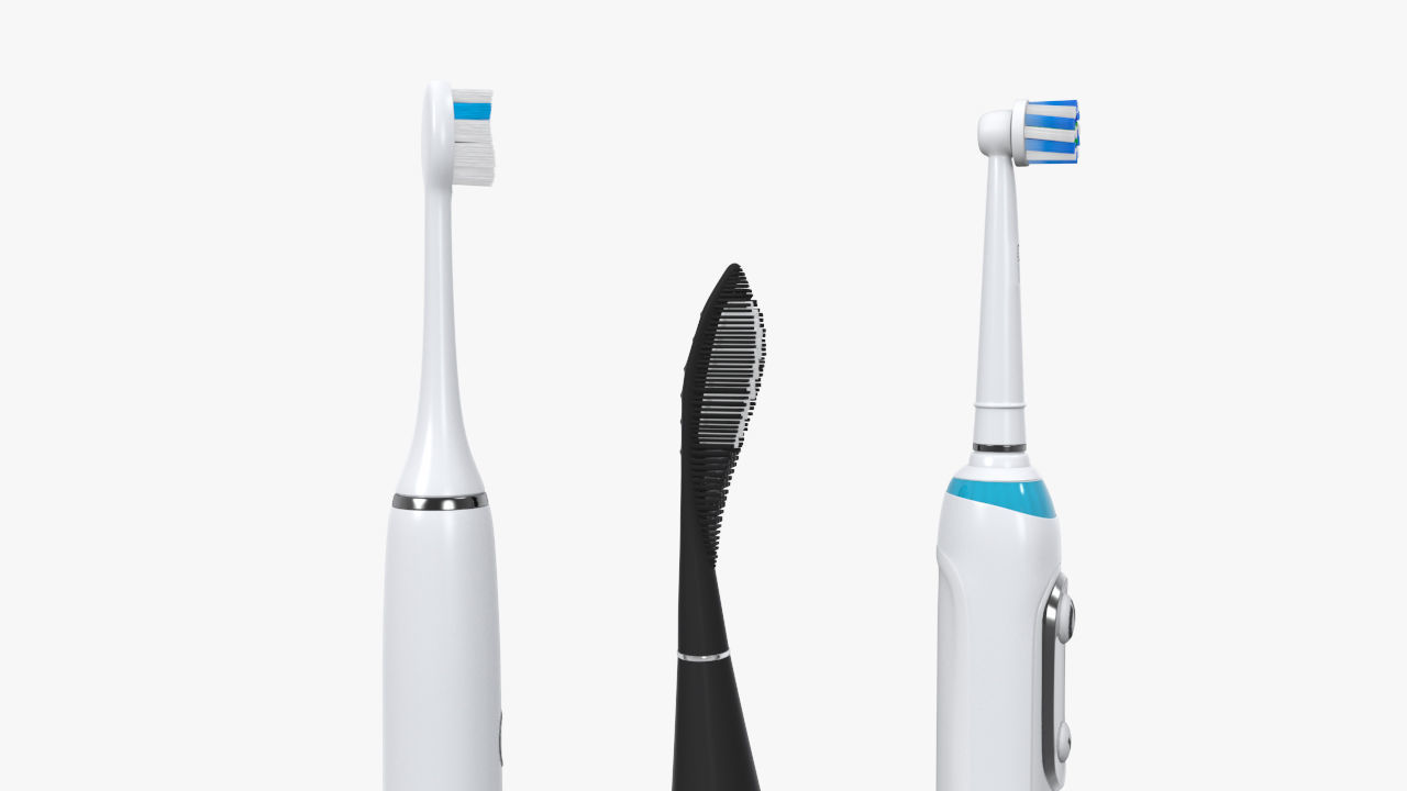 Smart Toothbrush 3D model_9