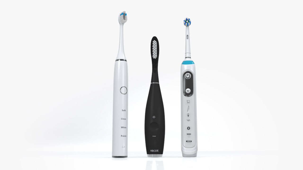 Smart Toothbrush 3D model_5
