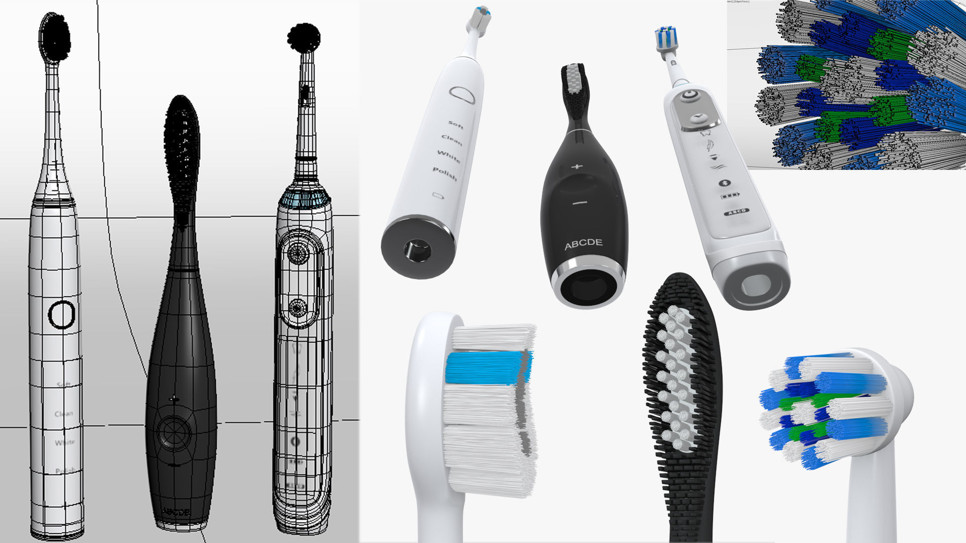 Smart Toothbrush 3D model_1