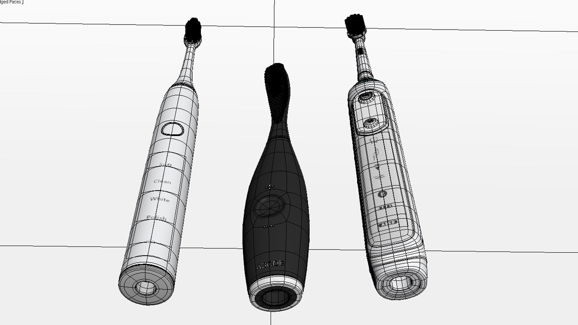 Smart Toothbrush 3D model_21
