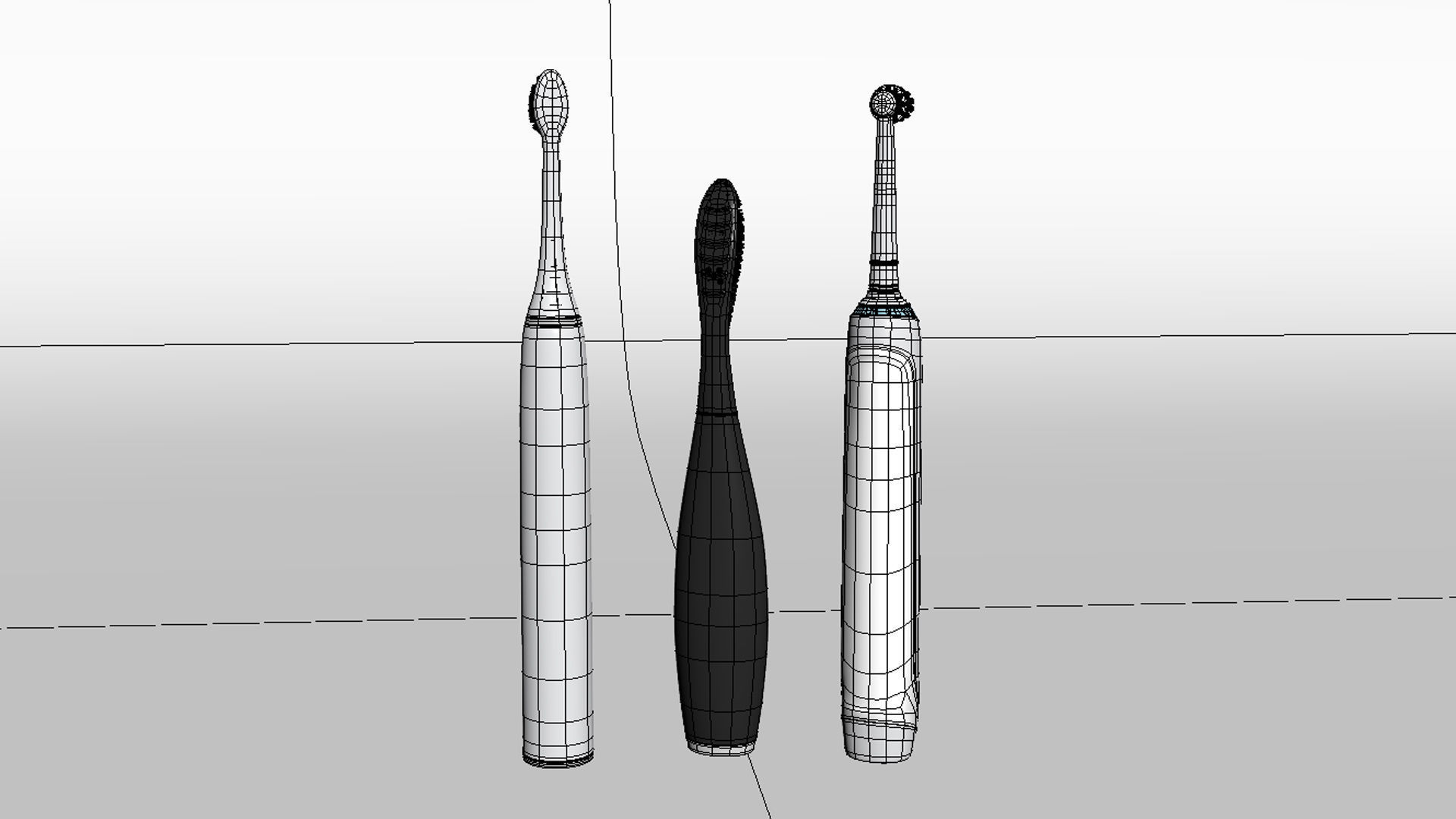 Smart Toothbrush 3D model_17