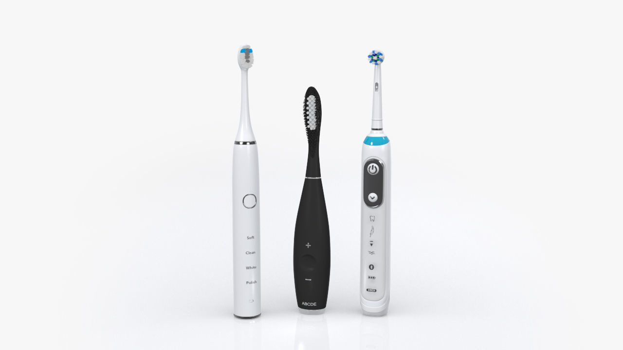 Smart Toothbrush 3D model_2