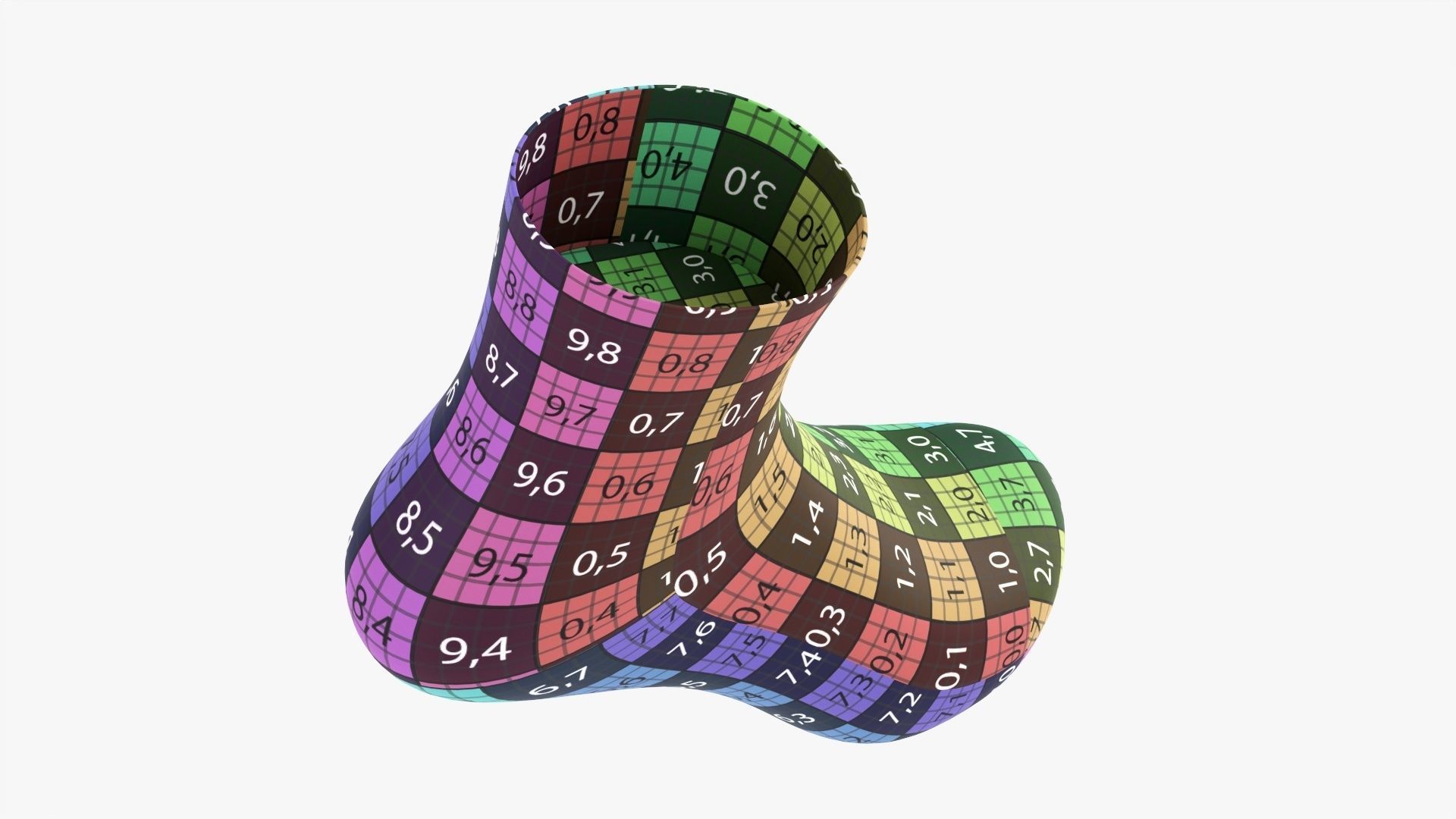 Regular sport sock 3D model_13