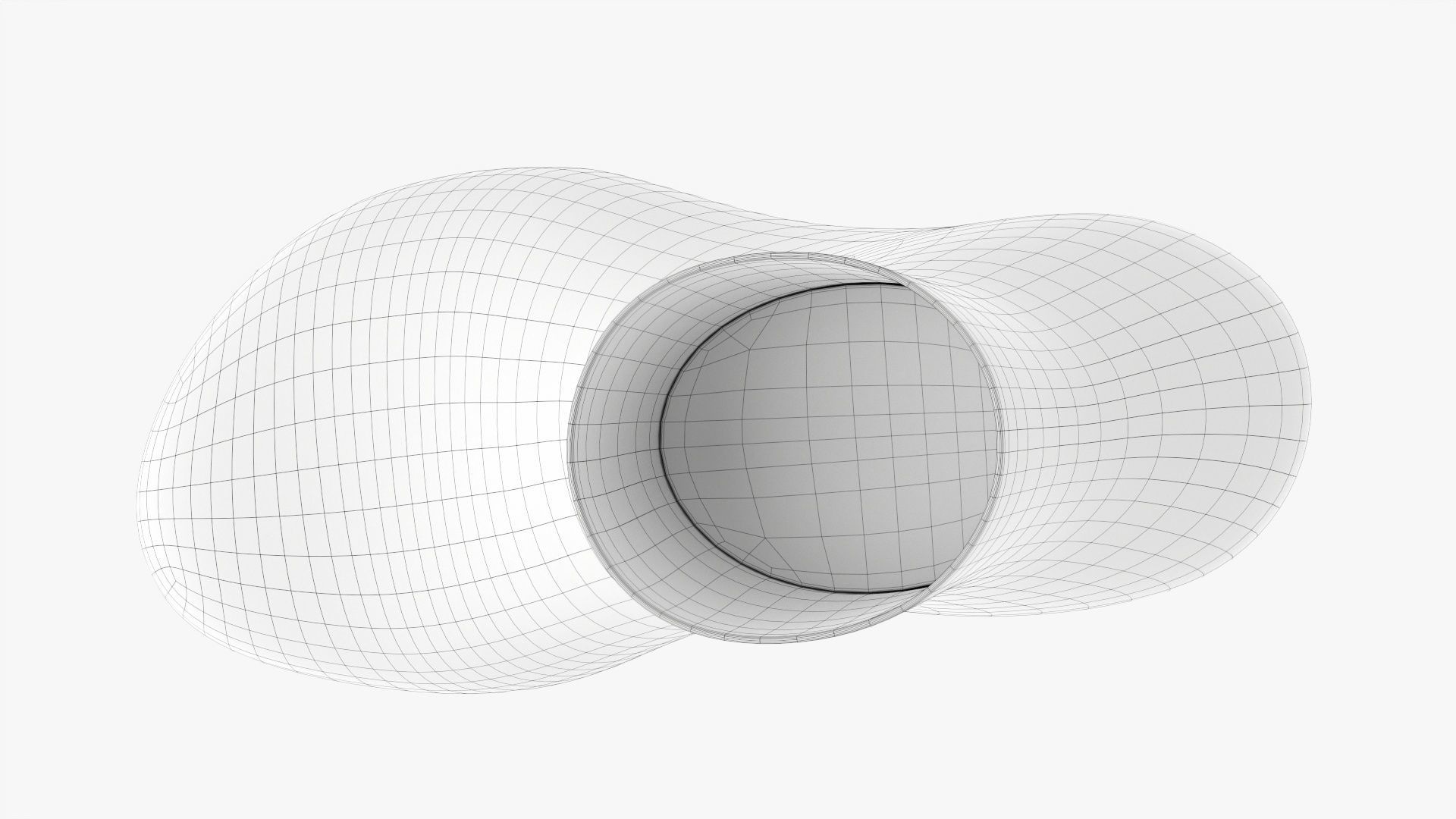 Regular sport sock 3D model_11