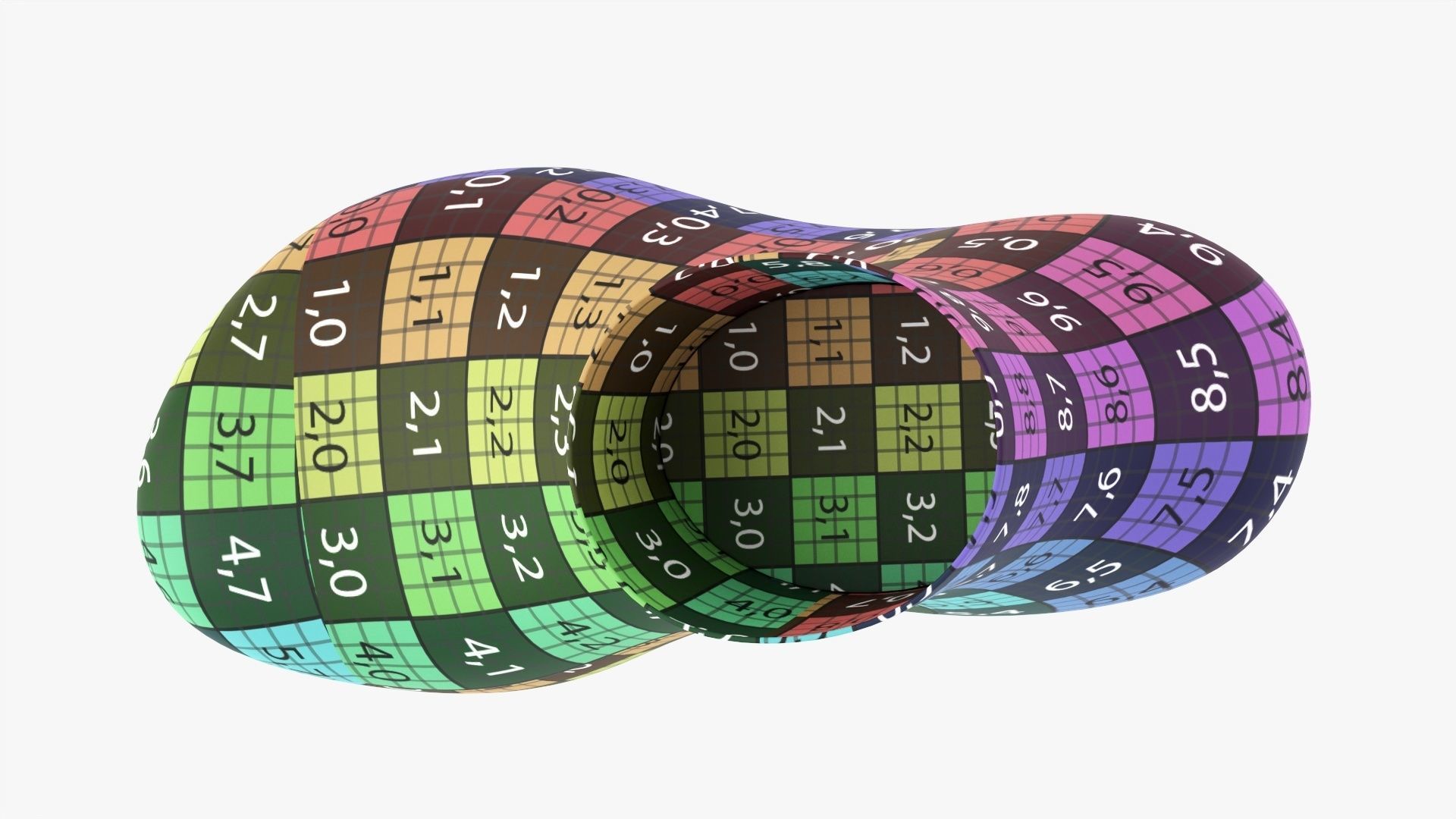 Regular sport sock 3D model_17