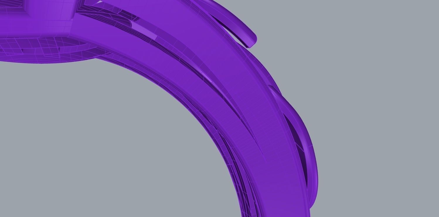 dollar ring 3D print model_4