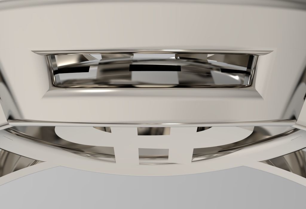 dollar ring 3D print model_31