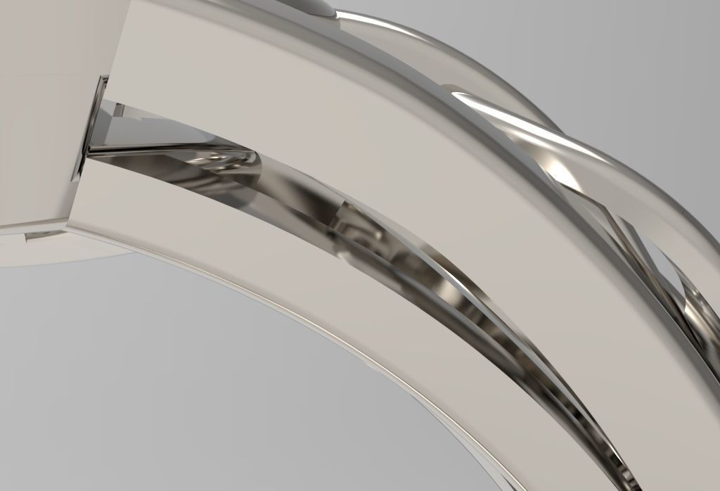 dollar ring 3D print model_32