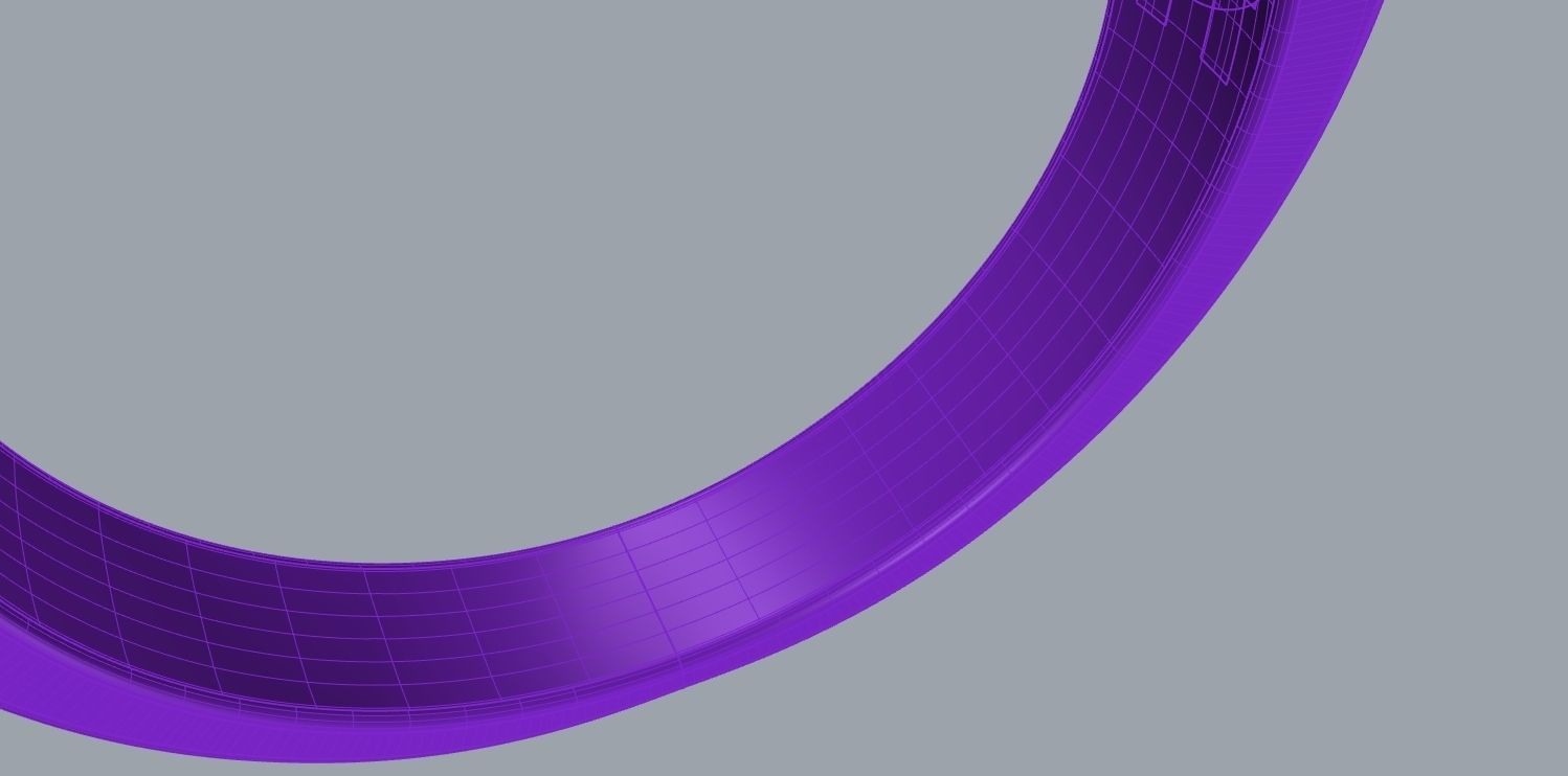 dollar ring 3D print model_9