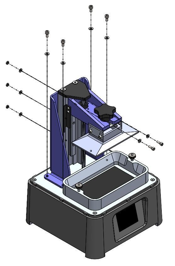 -BUNDLE- Y AND Z AXIS REINFORCEMENT FOR PHROZEN SONIC MINI 3D print model_2