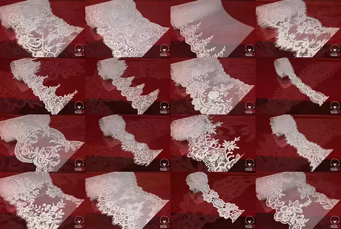 Fabric Vol 10 - Lace Borders and Trims