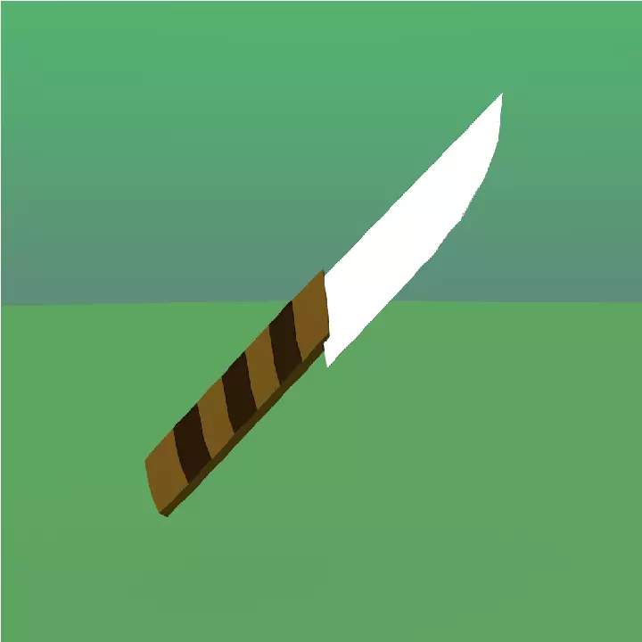 COMBAT KNIFE Free low-poly 3D model