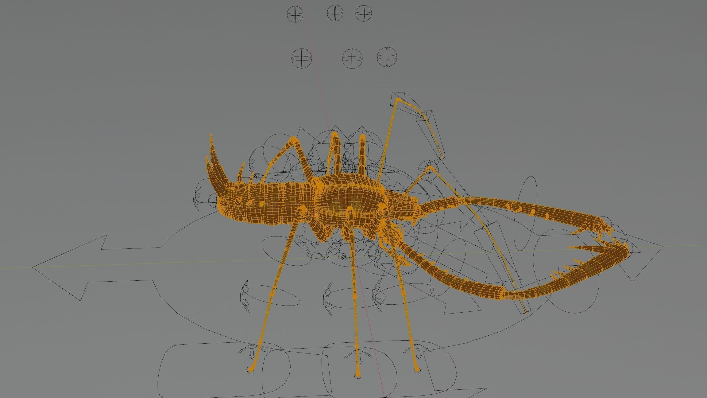 Giant Tick Low-poly 3D model_51