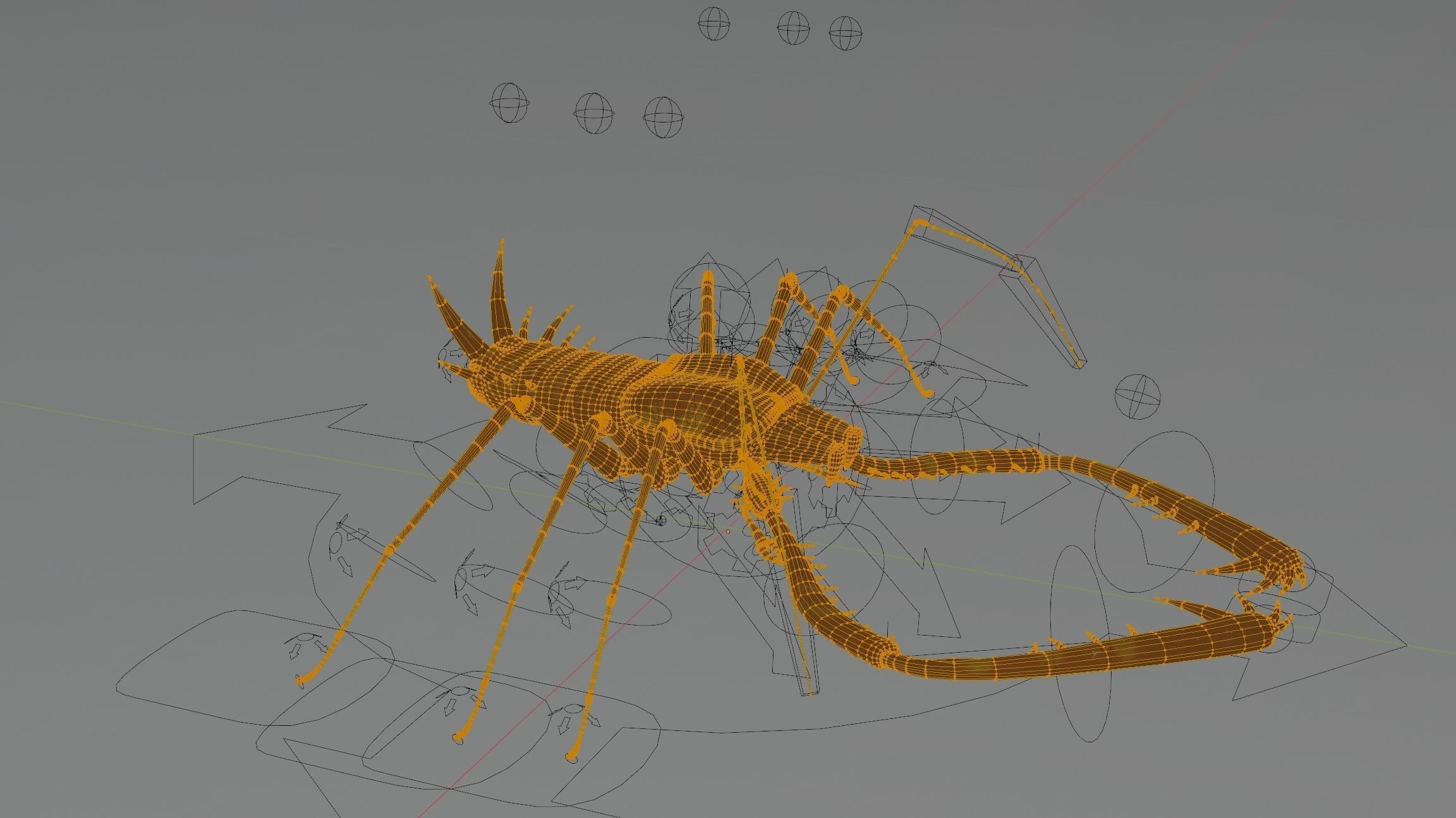 Giant Tick Low-poly 3D model_53